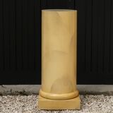 Wooden column imitation marble, display, 80s