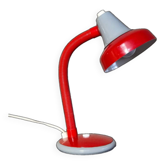 Red and gray Aluminor desk lamp