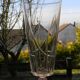 Lot de 6 flûtes à champagne en cristal.
