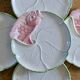 Large majolica plates signed Chaumette Paris