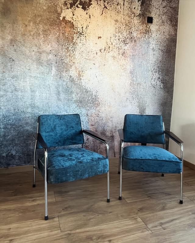 Pair of Bauhaus Expo 58 chairs