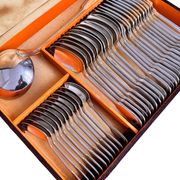 Vintage Ercuis cutlery set of 37 pieces, Chinon model.