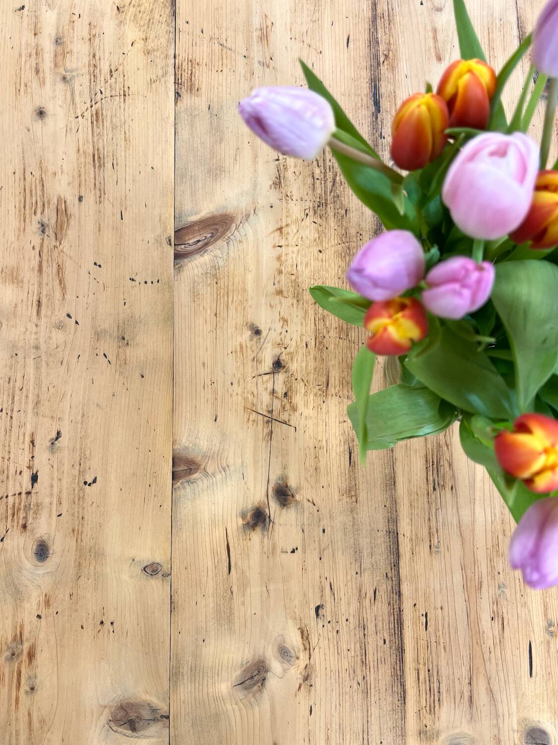 Antique table completely restored