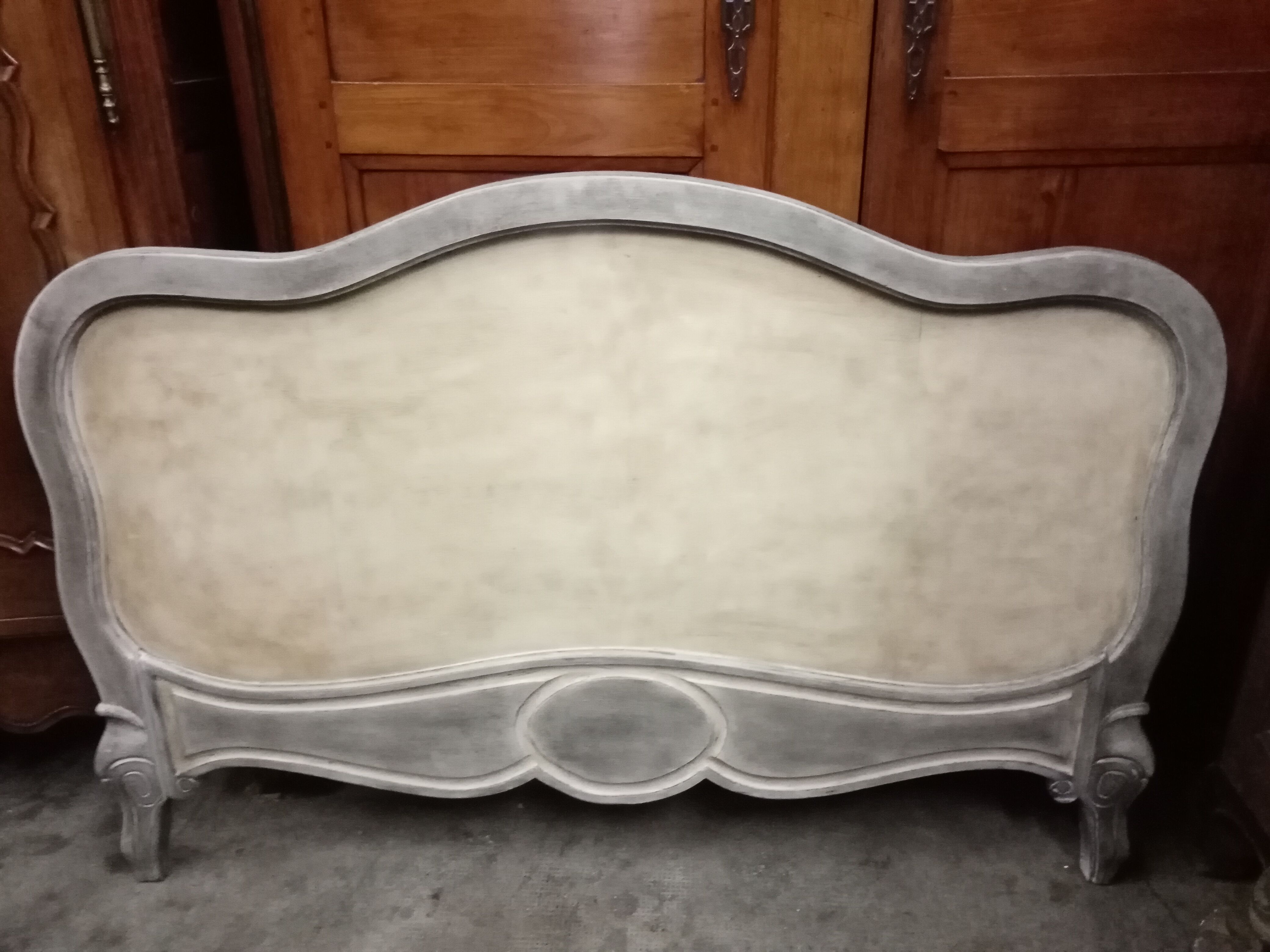 Old patina headboard