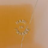 Vintage orange bread hutch