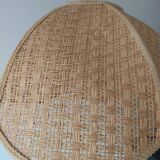 Vintage straw hanging lamp