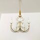 Crystal Glass Chandelier by Vereinigte Werkstätten Collection