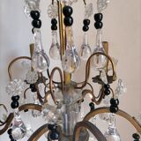 Lustre à pampilles du début du XXème siècle