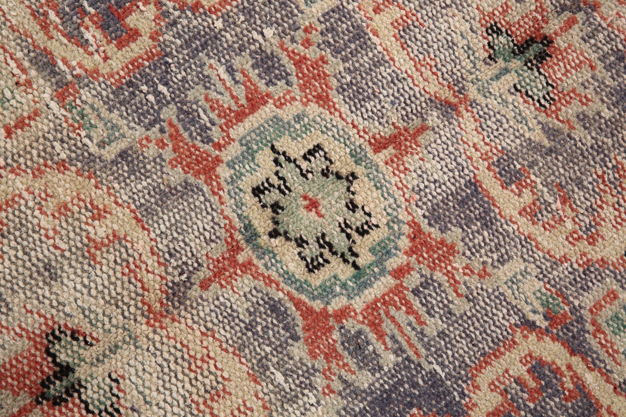 5x8 Red & Blue Classic Oriental Vintage Rug, 143x235Cm