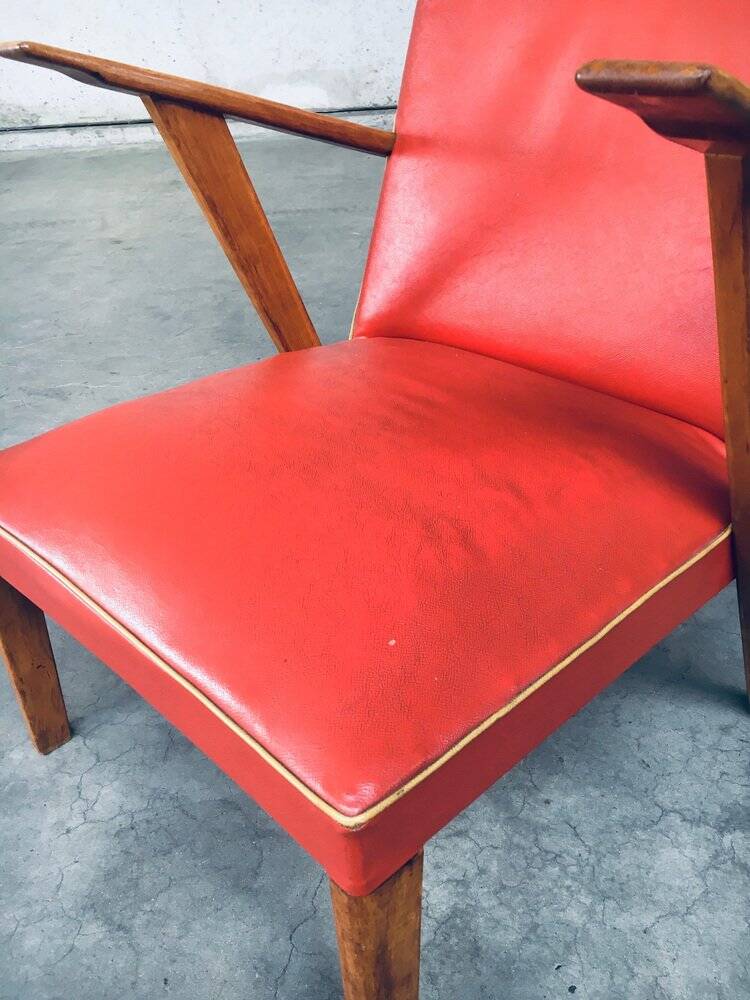 Set of Dutch Lounge Chairs, 1950s