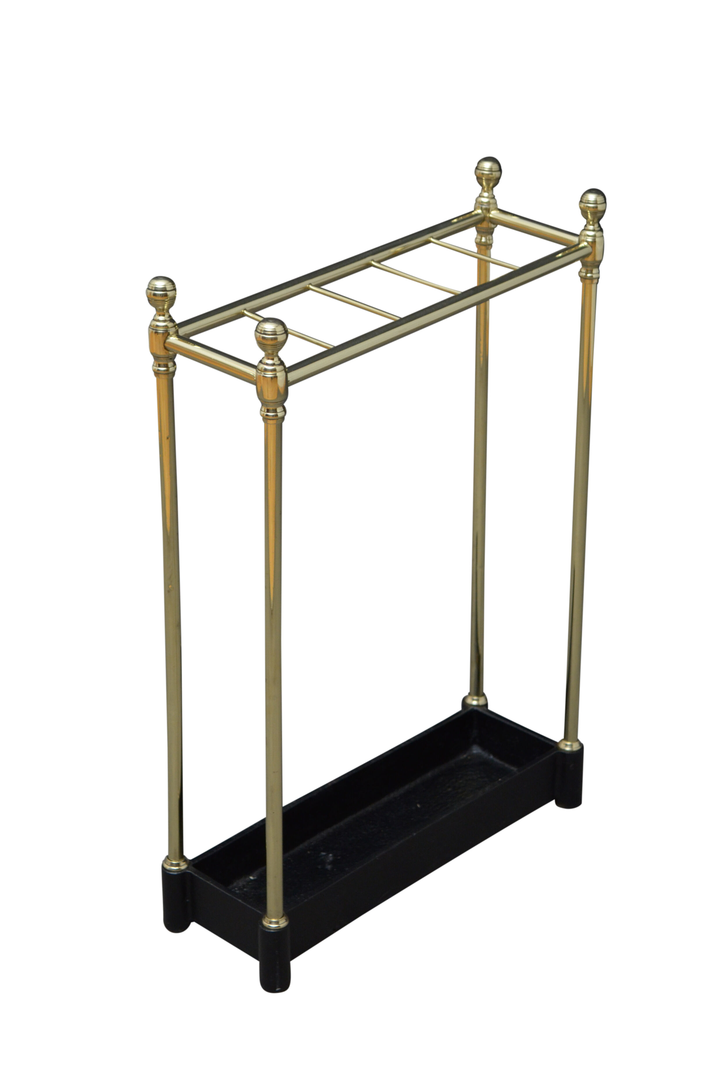Late victorian brass umbrella stand
