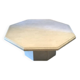 Travertine coffee table