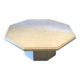 Travertine coffee table