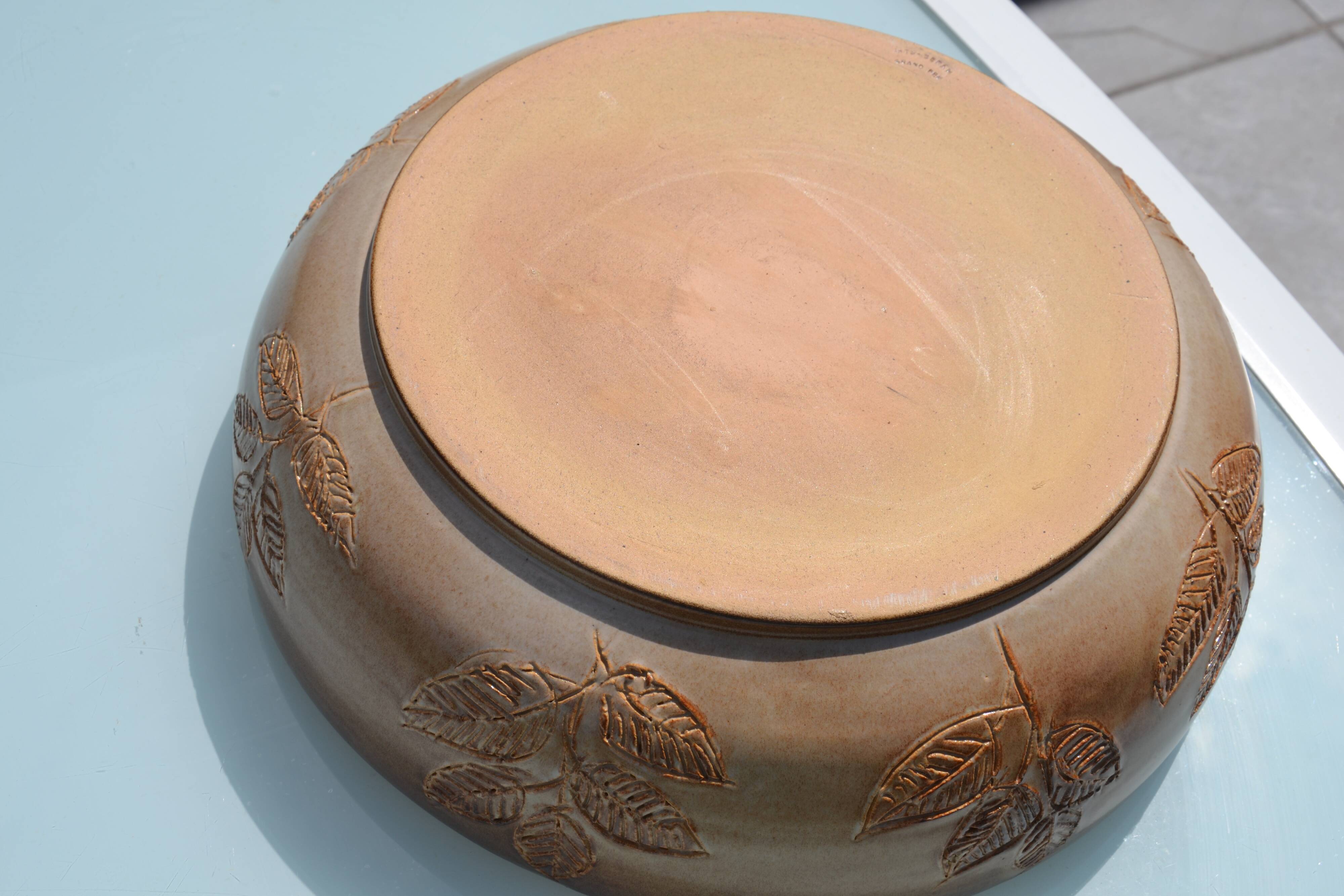 Large salad bowl/fruit bowl Michel and Denise Pointu