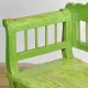 Antique pine bench with storage, 1900s
