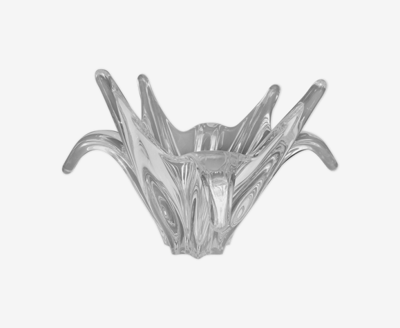 Large stretched crystal cup of Baccarat