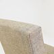 Beige mixed vintage armchair from the 1970s.