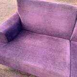 Set of 2 purple Cassina Nest sofas