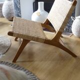 Rattan armchair and teak from bali