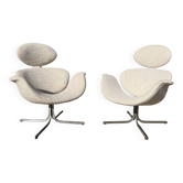 2x 1st edition Artifort Big Tulip in new condition!! Pierre Paulin