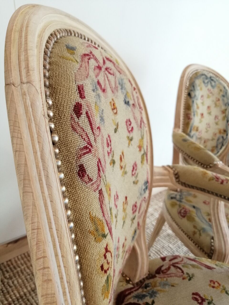 Pair of Louis XVI period armchairs