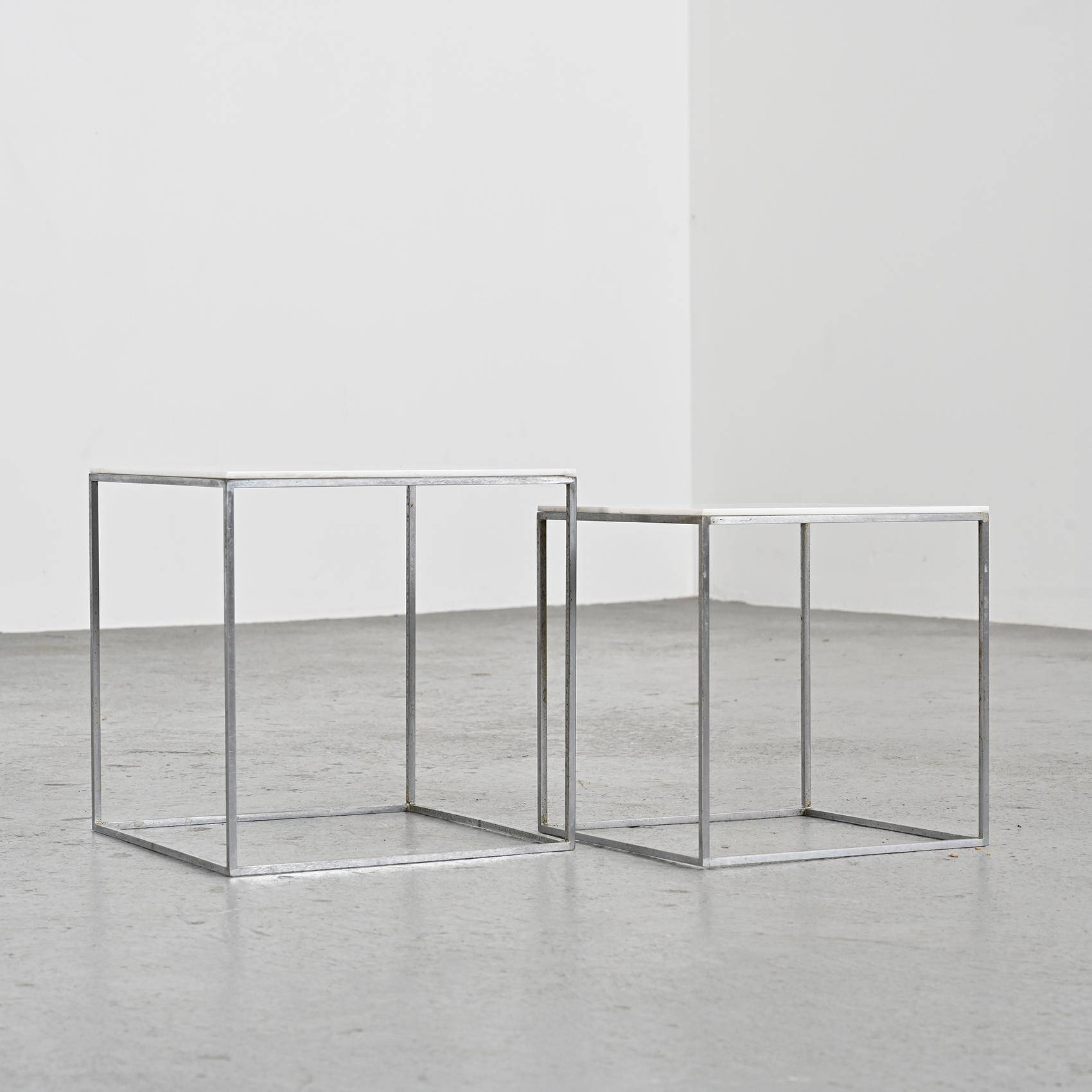 Tables gigognes par Poul Kjaerholm for Kold Christensen