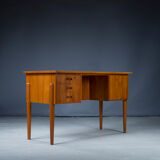 Danish teak desk, 1970s