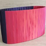 Pink and purple moiré lampshade