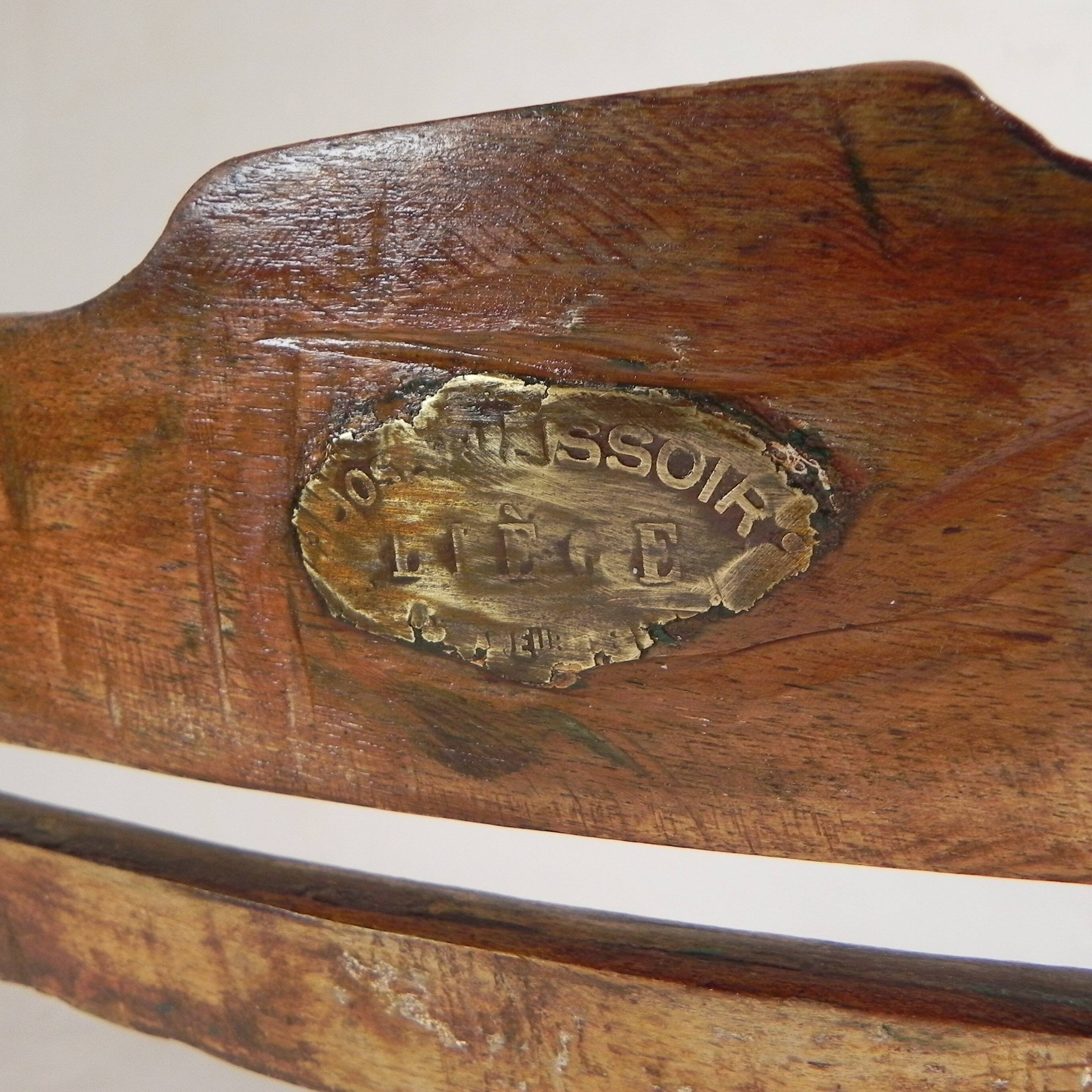 Set of 2 folding chairs, garden chairs, 1930s