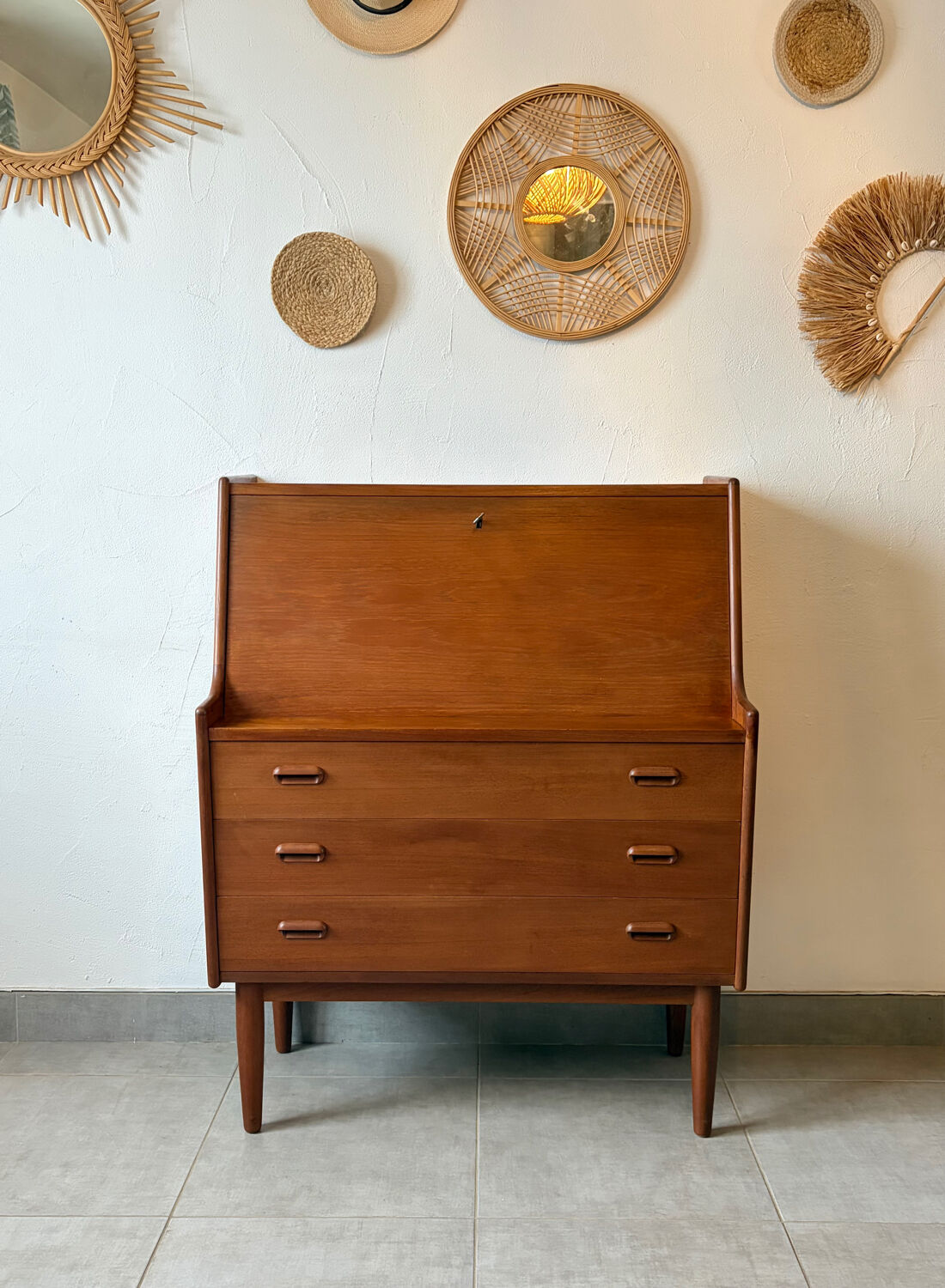 Secrétaire danois Falster vintage