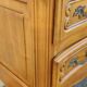 Commode 2 tiroirs en bois vernis