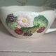 Vintage barbotine fruit cup Francesco Guarino