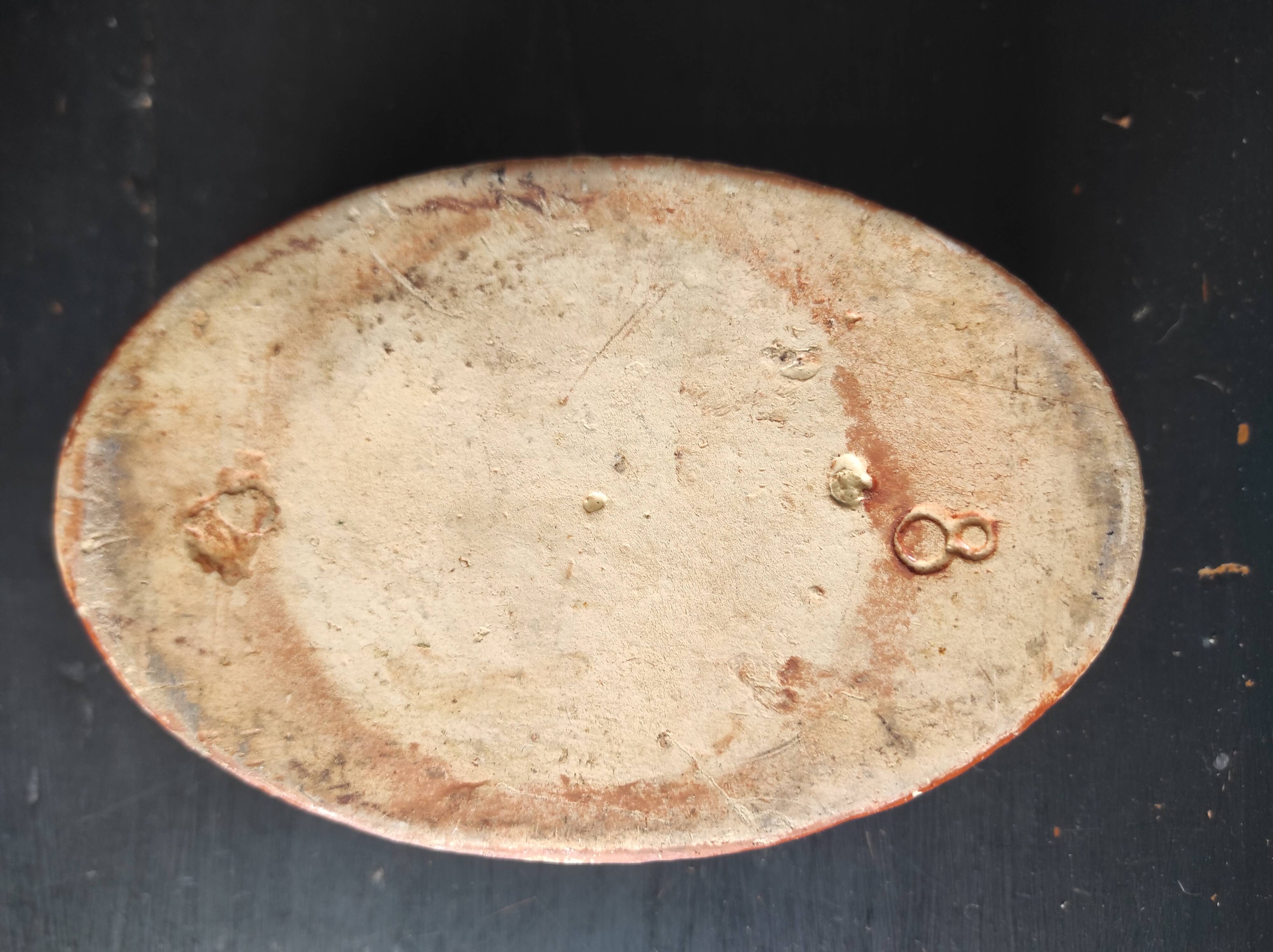 French vintage butter dish