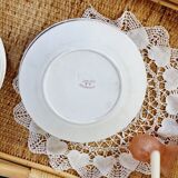 Set of 14 deep flat and dessert plates with defect FT Jasmins Badonviller
