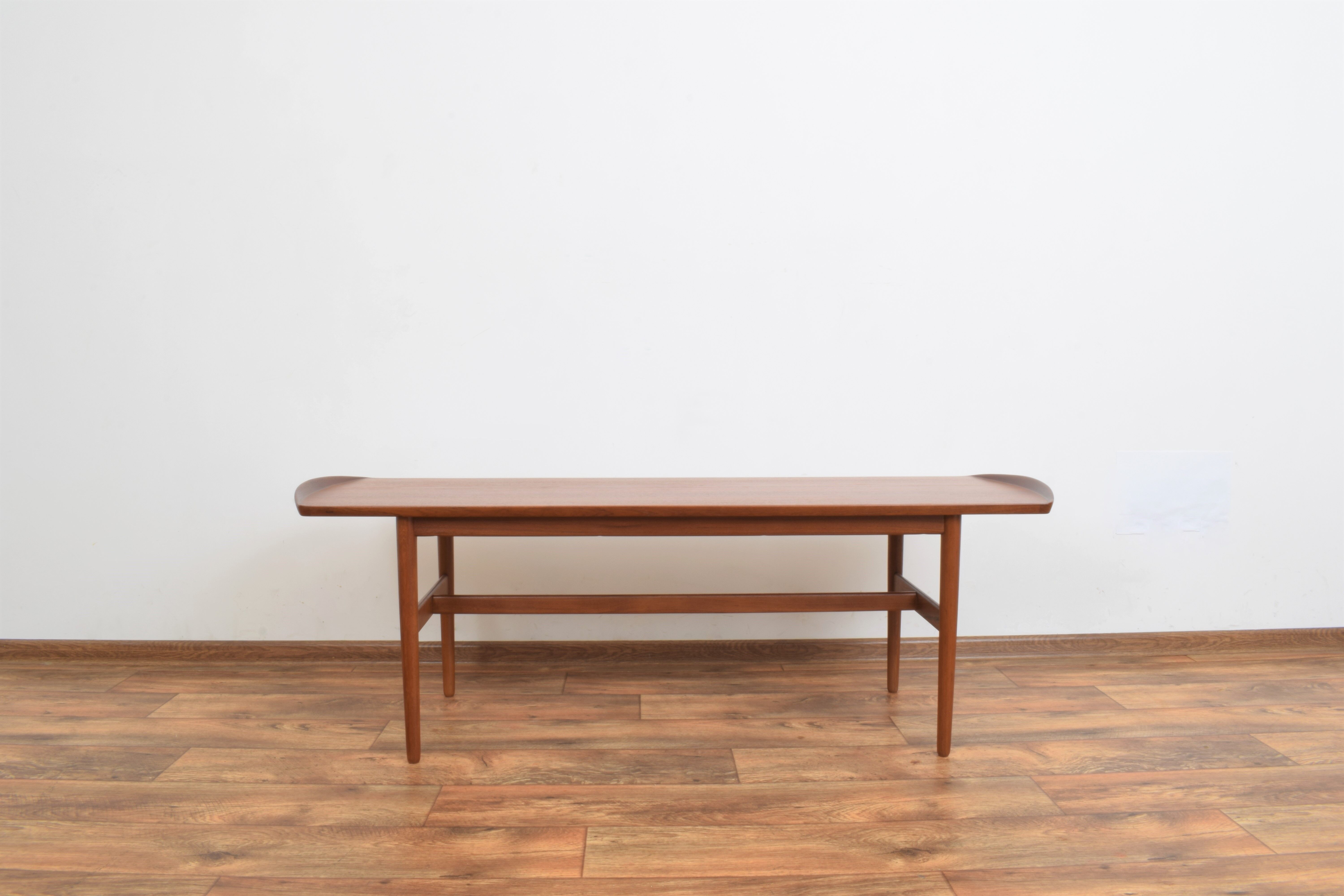 Mid-century danish teak coffee table from bovirke, 1960s.