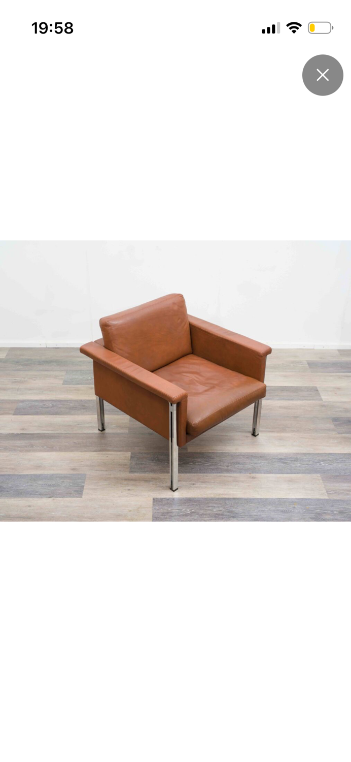 Fauteuil moderne en cuir