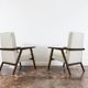Vintage minimalist armchairs, Poland, 1960s, Set Of 2