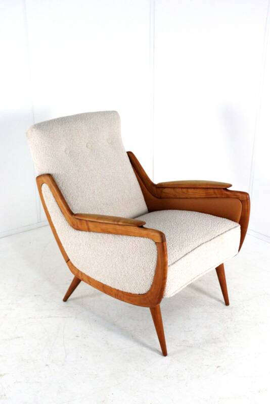 Armchair 'Uffenheim' - fully restored - mid century modern
