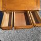 Cherry wood slant-top desk