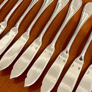 Christofle Perles 12-piece fish cutlery set, excellent condition