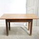 Vintage wooden farmhouse dining table