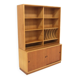 Scandinavian "Öresund" oak bookcase, Børge Mogensen, Sweden, 1960