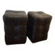 Pair of Calfskin Stools - Retro & Vintage
