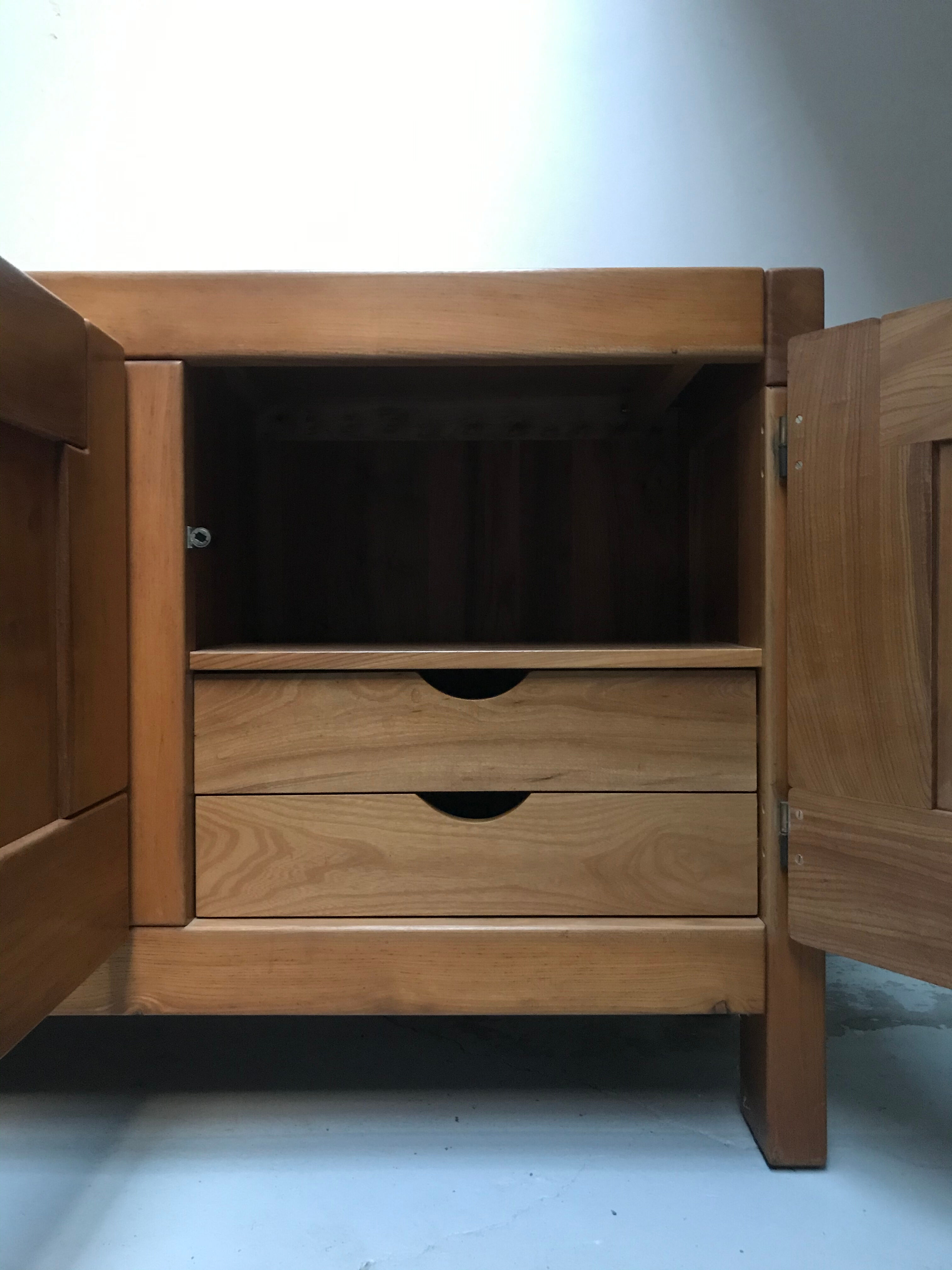 Solid elm sideboard