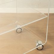 Table d'appoint de l'ère spatiale des années 1970