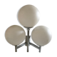 Sciolari asymmetrical double sconce 1970