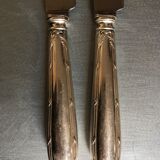 Lot of silver metal knives