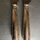Lot of silver metal knives