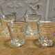 Ensemble de 4 Verres à Liqueur - Art Déco - Filets Dorés