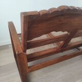 Burmese teak bench